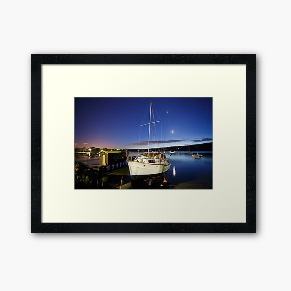 Item preview, Boatshed and Boat, Margate, Tasmania designed and sold by Chris Cobern.