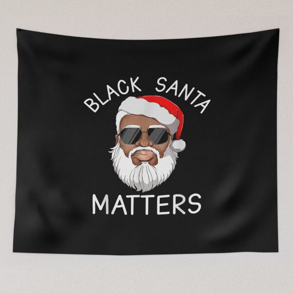 Item preview, African American Black Santa Matters Christmas Pajama Family designed and sold by MarkPitt.