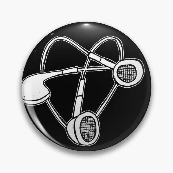 Item preview, Earbuds Earpods Earphones: Heart Shaped Music for Valentine designed and sold by badlydrawnbabe.