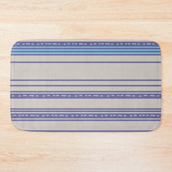 Item preview, blue stripes on gray designed and sold by Meg M Studio.