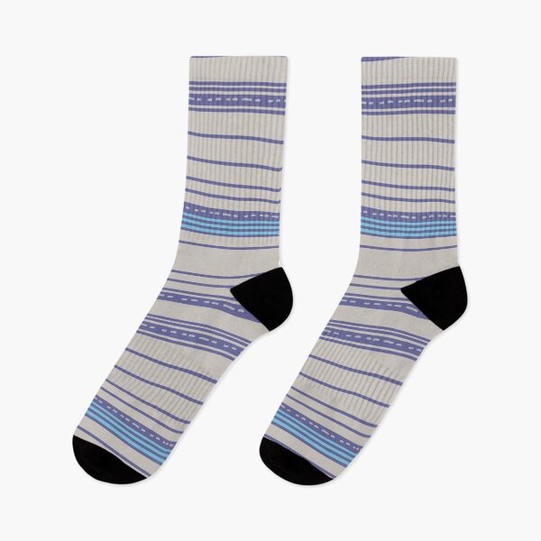 Item preview, blue stripes on gray designed and sold by Meg M Studio.