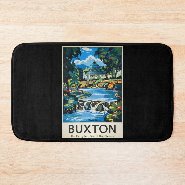Item preview, retro classic Buxton poster designed and sold by CorasPosters.