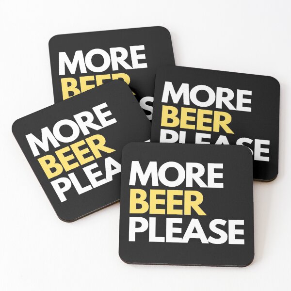 Artikelvorschau, Mehr Bier bitte einfaches minimalistisches Design entworfen und verkauft von RoJor.