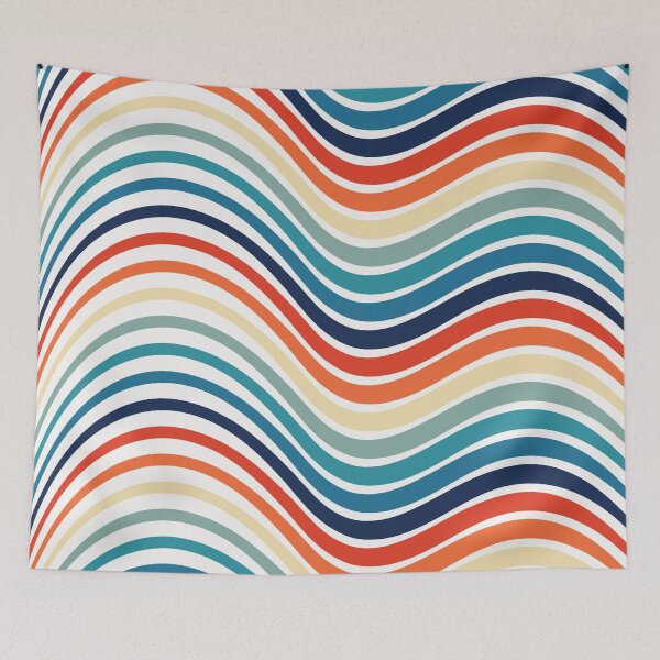 Item preview, Retro Waves designed and sold by Texterns.