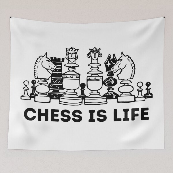 Item preview, Chess is Life designed and sold by KammilDesigns.