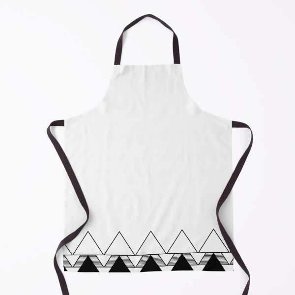 Item preview, Minimal Black and White Triangle Pattern designed and sold by WDoranDesigns.