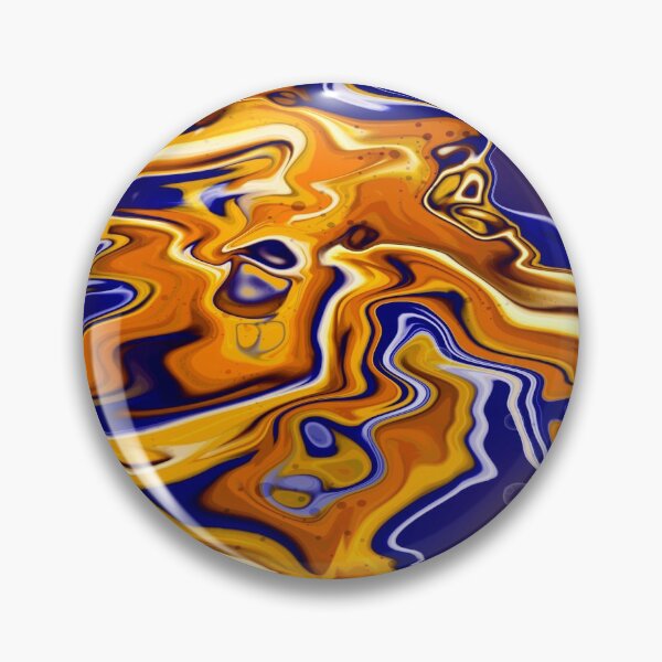Item preview, Leonine, digital fluid pour with cells designed and sold by MayGreenAbgrall.
