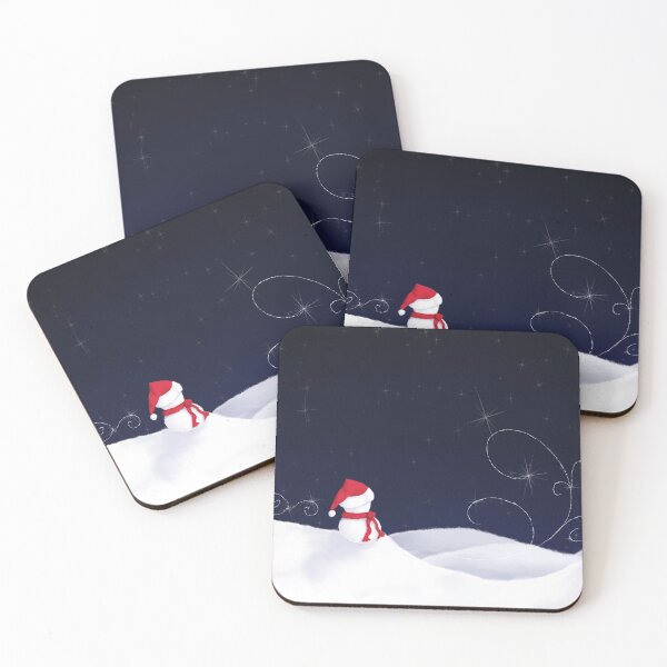Item preview, Snowman On A Starry Winter Night designed and sold by TJFox.