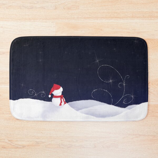 Item preview, Snowman On A Starry Winter Night designed and sold by TJFox.