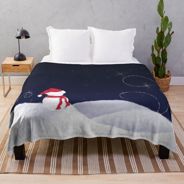 Item preview, Snowman On A Starry Winter Night designed and sold by TJFox.