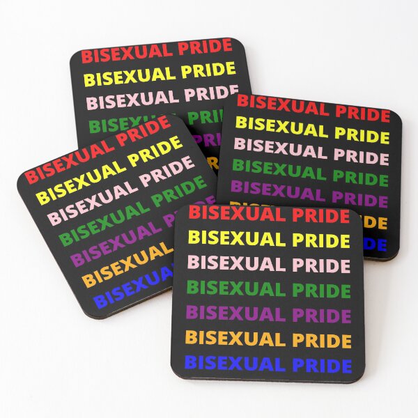 Item preview, BISEXUAL PRIDE RAINBOW REPETITIVE TEXT designed and sold by uniqueitems.