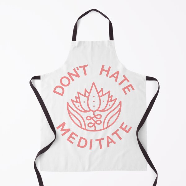 Item preview, Don't Hate, Meditate (Pastel Red) designed and sold by pintsandquarts.