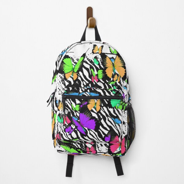 Item preview, Colorful Papillon - Cute Butterfly - Zebra Pattern - Puzzle designed and sold by BigWildKiwi.