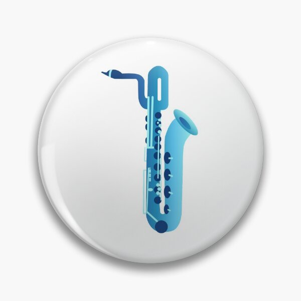 Item preview, Blue Baritone Saxophone Design designed and sold by Wilhelm-Designs.