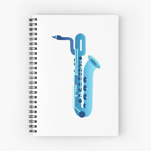 Item preview, Blue Baritone Saxophone Design designed and sold by Wilhelm-Designs.