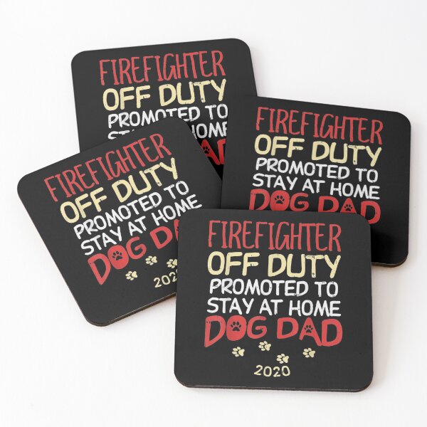 Item preview, Firefighter Off Duty Dog Dad 2020 Fireman Retirement  designed and sold by TheBloom98.