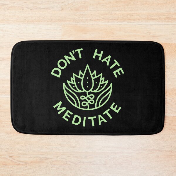 Item preview, Don't Hate, Meditate (Pastel Green) designed and sold by pintsandquarts.