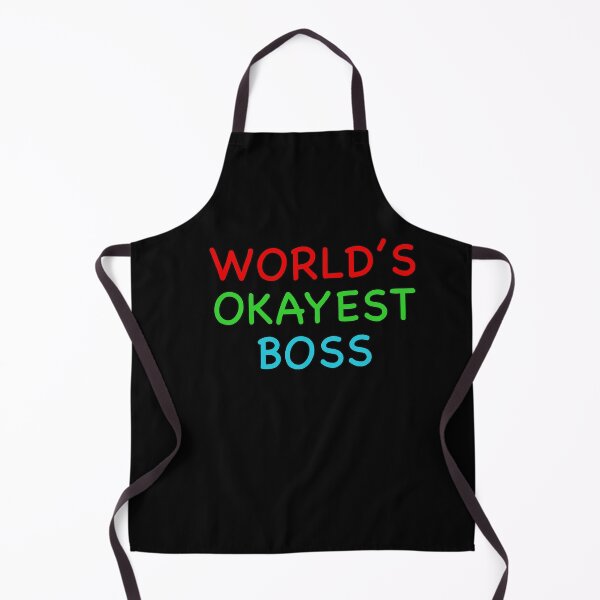 Item preview, Worlds Okayest Boss Funny Quote designed and sold by popculturechick.