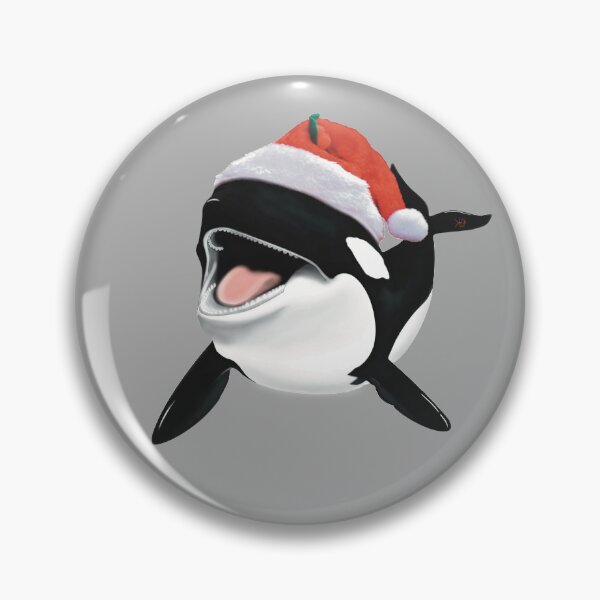 Item preview, Orca drawing Christmas whale gift designed and sold by DAGHO.