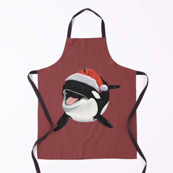 Item preview, Orca drawing Christmas whale gift designed and sold by DAGHO.