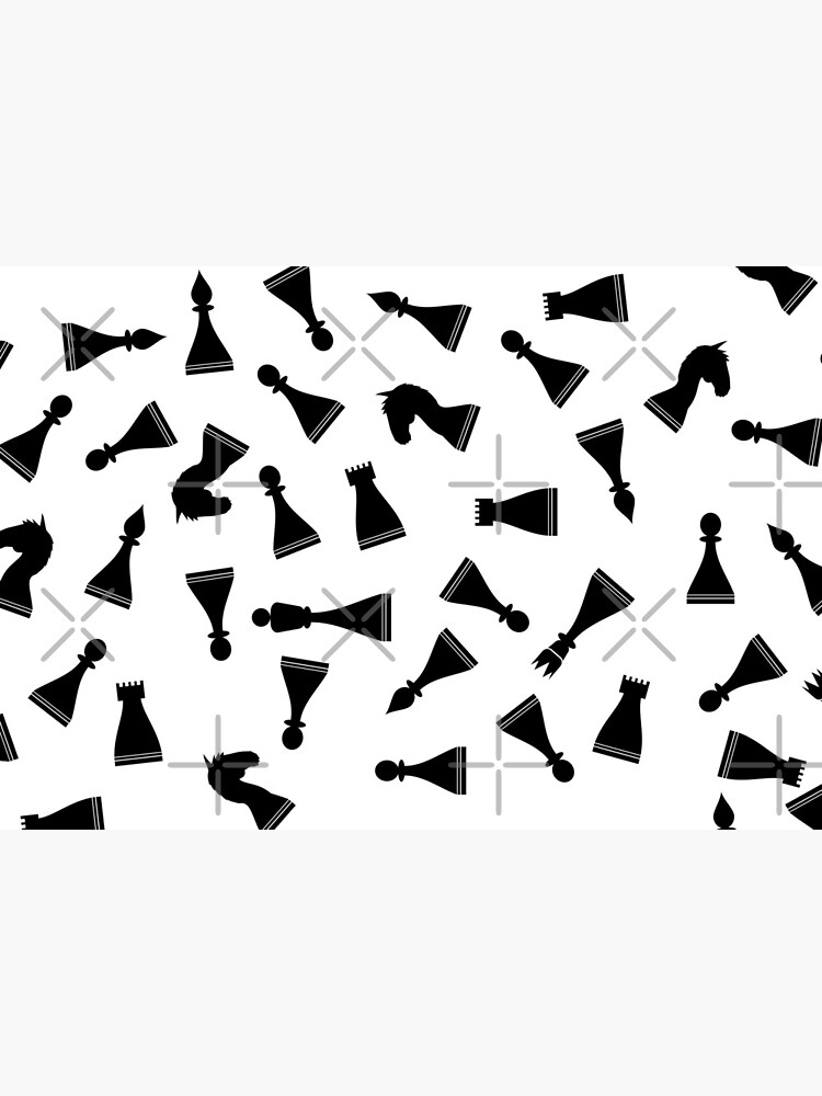 Chess Pieces Pattern by KammilDesigns