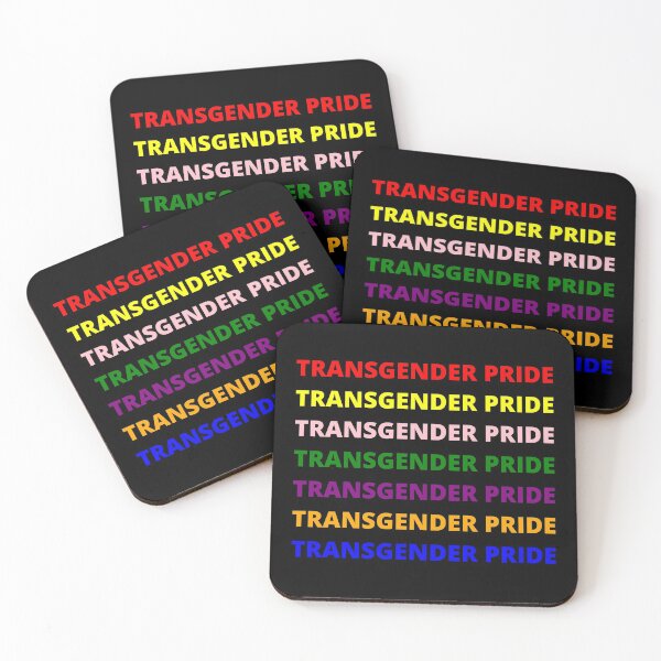 Item preview, TRANSGENDER PRIDE RAINBOW REPETITIVE TEXT designed and sold by uniqueitems.