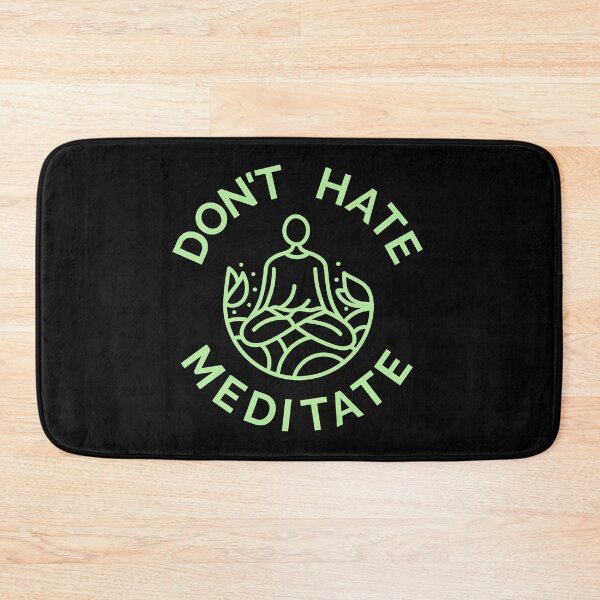 Item preview, Don't Hate, Meditate (Pastel Green) designed and sold by pintsandquarts.