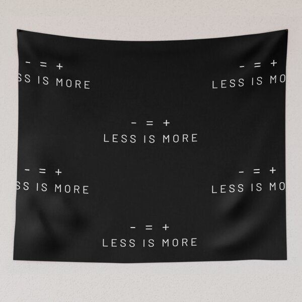 Item preview, Less is More Simple Minimalist Design designed and sold by RoJor.