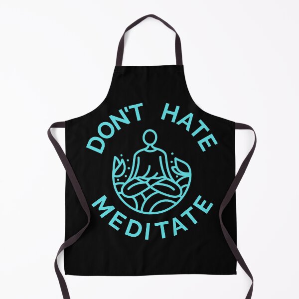 Item preview, Don't Hate, Meditate (Pastel Blue) designed and sold by pintsandquarts.