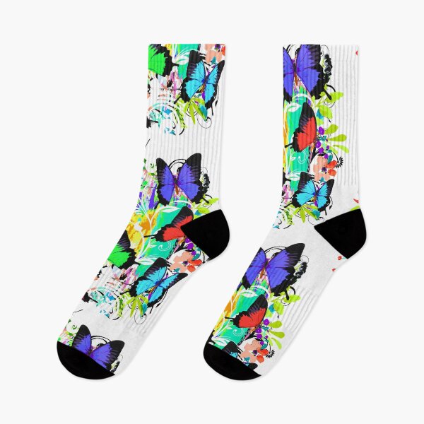 Item preview, Colorful Papillon - Cute Butterfly - Girlie - Flower Pattern designed and sold by BigWildKiwi.