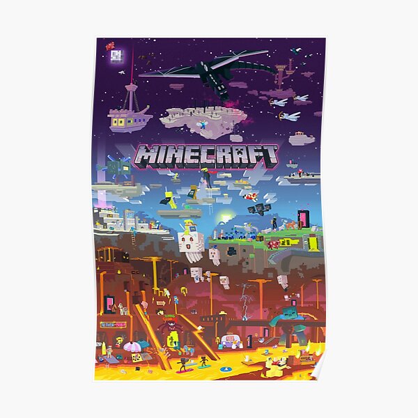 minecraft world beyond poster