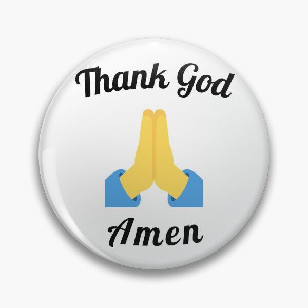 Artikelvorschau, Gott sei Dank Amen Bete Emoji (dankbar für) entworfen und verkauft von OneCherubim.
