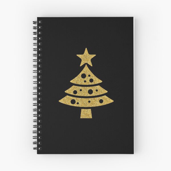 Artikelvorschau,  Gold funkelnder Weihnachtsbaum entworfen und verkauft von ModkMerch.