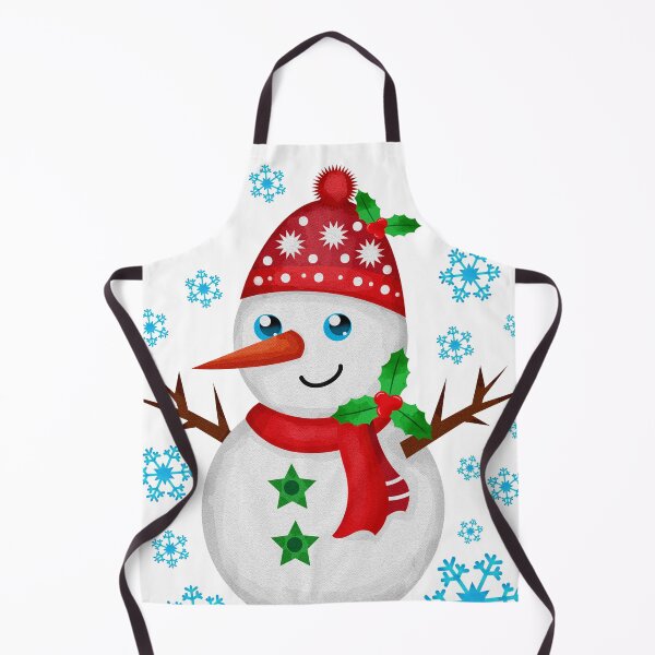 Item preview, Christmas Snowman cute with snowflakes winter designed and sold by MisPuHoney.