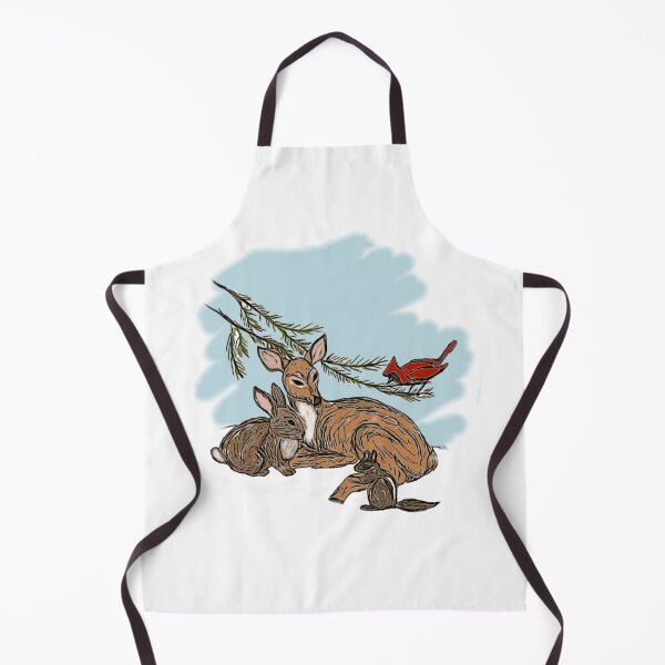 Item preview, winter animal scene designed and sold by animalartt.