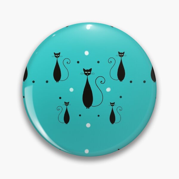 Item preview, Cats in Teal designed and sold by Norma Linda Ventura.
