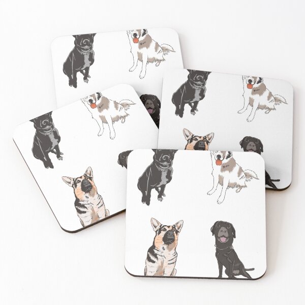 Item preview, Cute sitting dogs bundle designed and sold by Diardo.