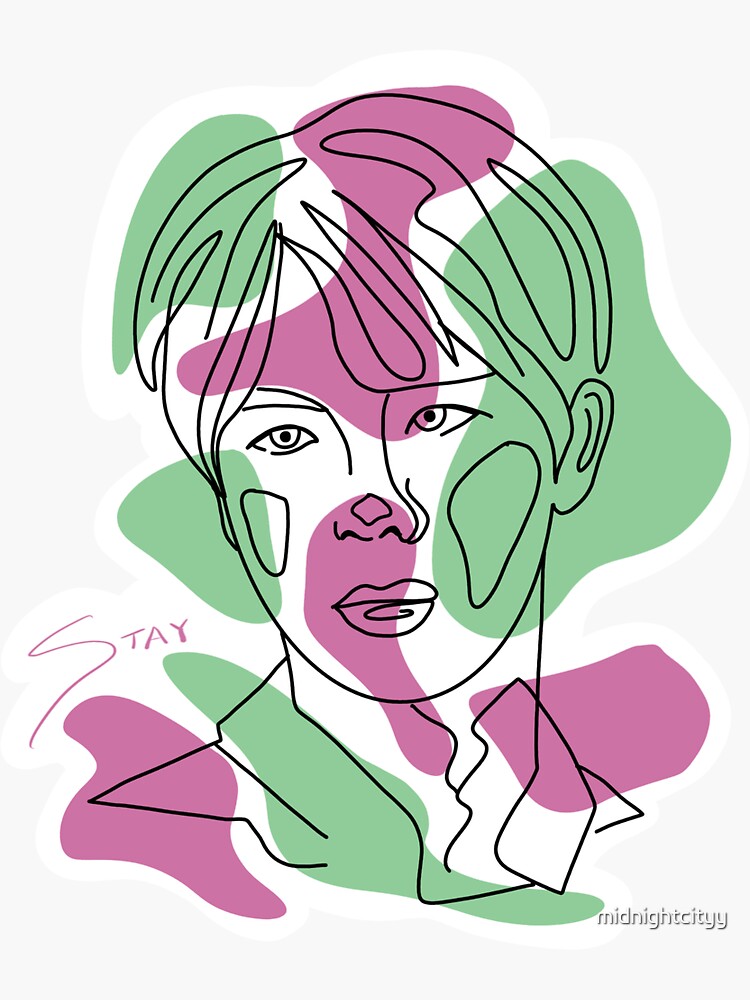 Thumbnail 3 of 3, Sticker, BTS Jin- BE designed and sold by midnightcityy.
