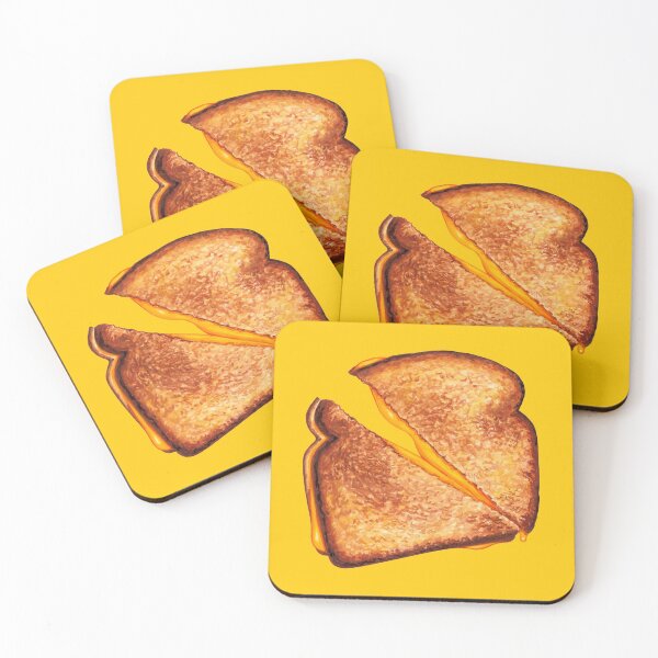 Item preview, Grilled Cheese Sandwich Pattern - Yellow designed and sold by Kelly  Gilleran.