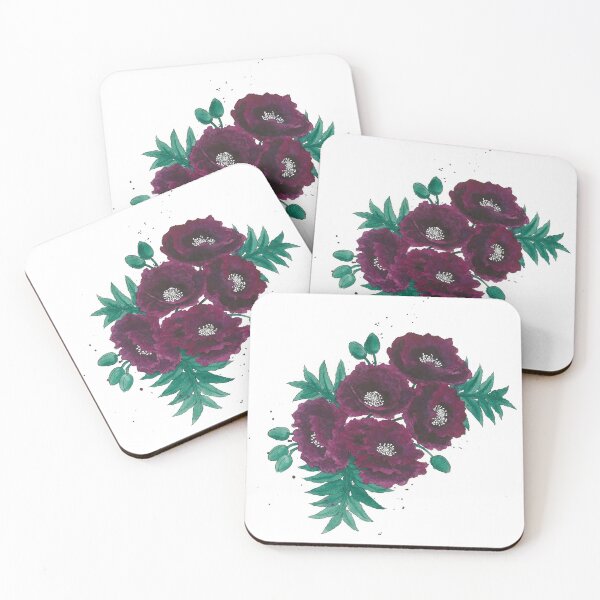 Item preview, Purple Poppies designed and sold by Jennifer Aprill.