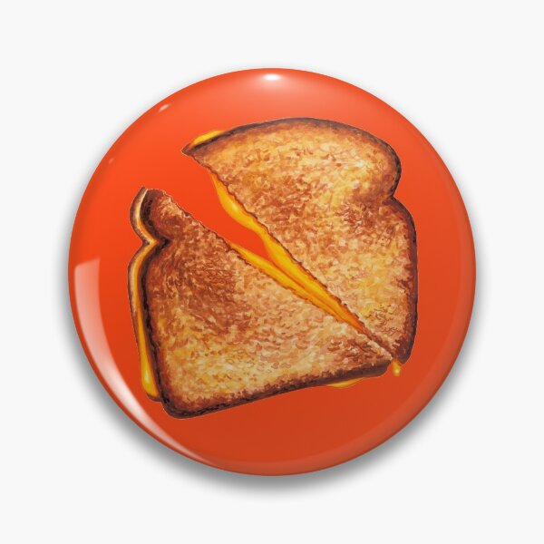 Item preview, Grilled Cheese Sandwich Pattern - Red designed and sold by Kelly  Gilleran.