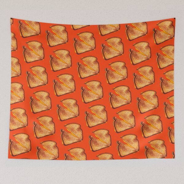 Item preview, Grilled Cheese Sandwich Pattern - Red designed and sold by Kelly  Gilleran.