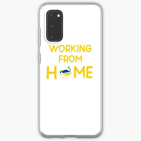 working from home Samsung Galaxy Soft Case