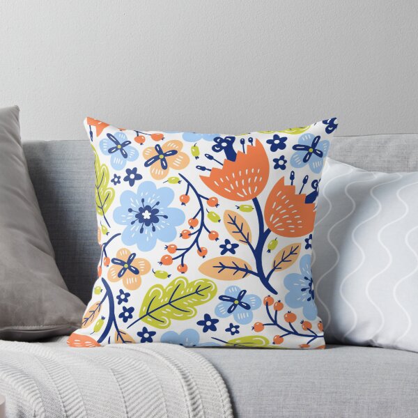 Item preview, patrones de flores de colores designed and sold by Indite.