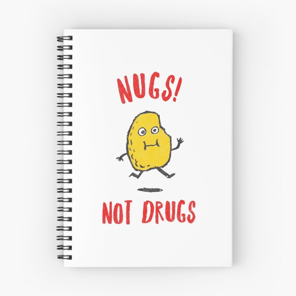 Artikelvorschau, Nugs Not Drugs T-Shirt entworfen und verkauft von Yipptee Shirts.