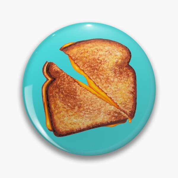 Item preview, Grilled Cheese Sandwich Pattern - Blue designed and sold by Kelly  Gilleran.