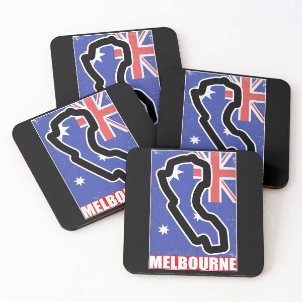 Item preview, Melbourne (Albert Park) Race Circuit- Race Track Artwork designed and sold by HogarthArts.