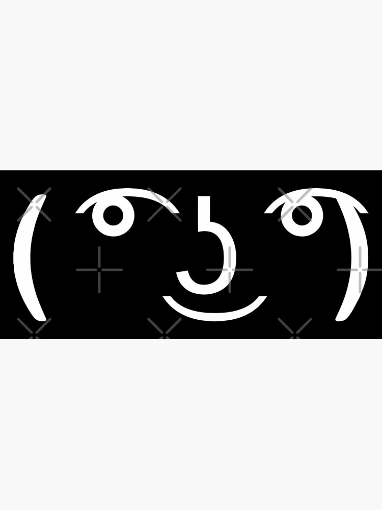 "Le Lenny Face ( ͡° ͜ʖ ͡°)" Poster by Eddyhudson Redbubble