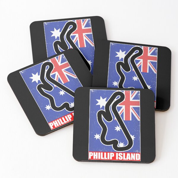 Item preview, Phillip Island - Race Track Artwork designed and sold by HogarthArts.