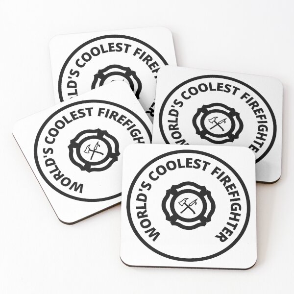 Item preview, Worlds Coolest Firefighter designed and sold by stelsanc.